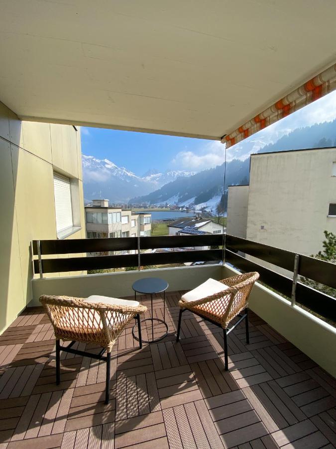 Wunderstay Alpine 203 Chic Studio With Balcony, Mountain And Lake View Engelberg Exterior foto